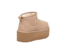 UGG Botte Classic Ultra Mini à plateforme Beige