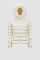 Doudoune courte à capuche Moncler Badyf Blanc