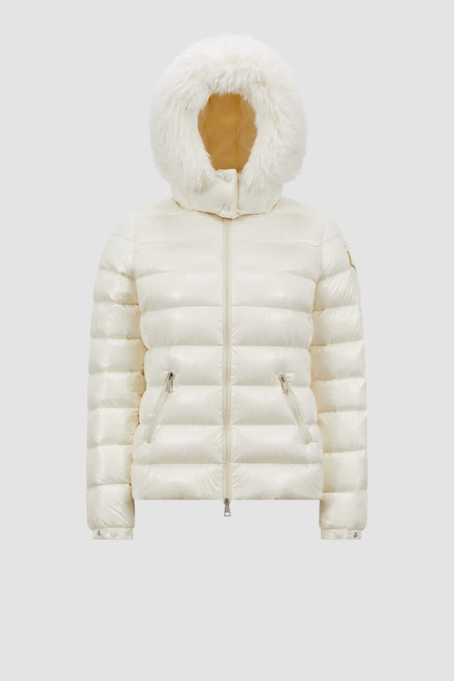Doudoune courte à capuche Moncler Badyf Blanc