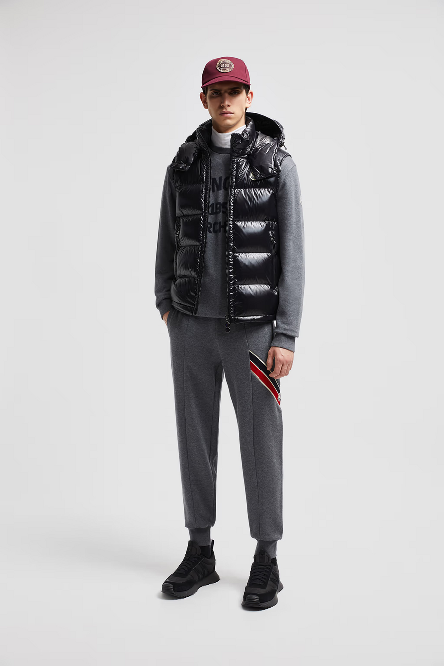 Doudoune sans manches Moncler à capuche